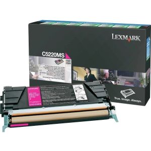 Toner Lexmark C5220MS (C522, C524, C530, C532, C534), purpurová (magenta), originál