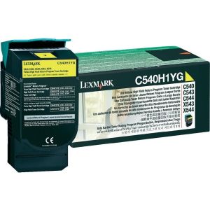 Toner Lexmark C540H1YG (C540, C543, C544, X543, X544), žltá (yellow), originál