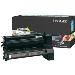 Toner Lexmark C7700YH (C772, X772), žltá (yellow), originál