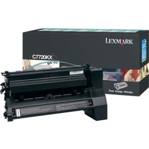 Toner Lexmark C7720KX (C772, X772), čierna (black), originál