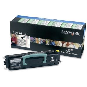 Toner Lexmark X203A11G (X203, X204), čierna (black), originál