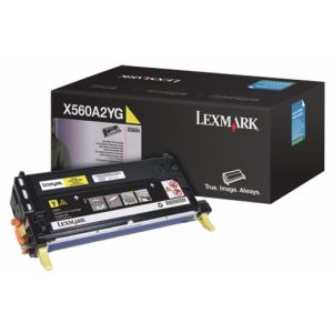 Toner Lexmark X560A2YG (X560), žltá (yellow), originál