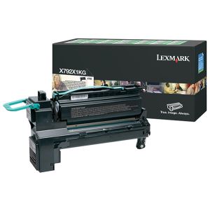 Toner Lexmark X792X1KG (X792), čierna (black), originál