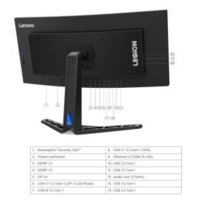 Lenovo Legion/Y34wz-30/34"/VA/3440x1440/165Hz/1ms/Black/3R 67B0UAC1EU