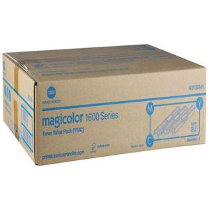 Toner Konica Minolta A0V30NH (1600, 1650, 1680, 1690), CMY, trojbalenie, multipack, originál