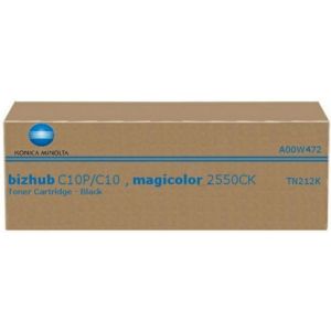 Toner Konica Minolta TN212K, A00W472, čierna (black), originál