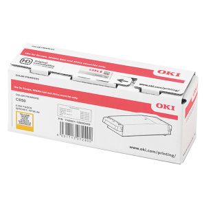 Toner OKI 09006129, C650, žltá (yellow), originál