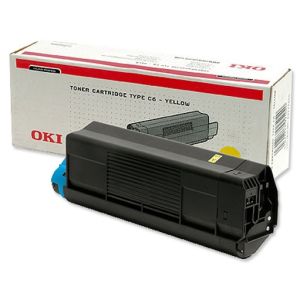 Toner OKI 42804513 (Type C6L, C3100), žltá (yellow), originál