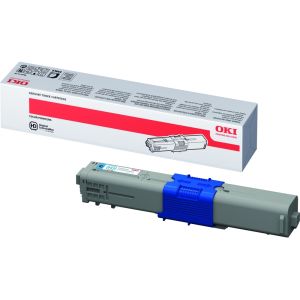 Toner OKI 44469724 (C510, C511, C530, C531, MC561, MC562), azúrová (cyan), originál