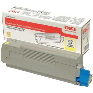 Toner OKI 46490605 (C532, C542, MC563, MC573), žltá (yellow), originál