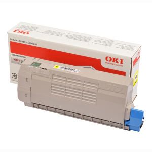 Toner OKI 46507613, C712, žltá (yellow), originál