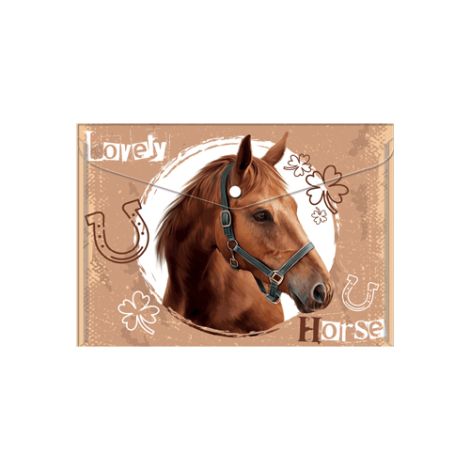 Obal PP s patentkou A5, Lovely Horse