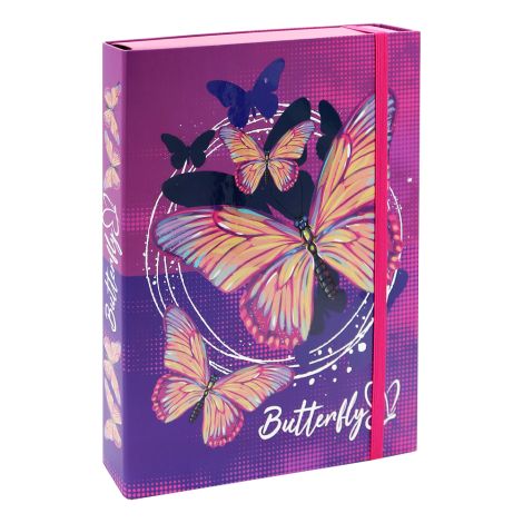 Box na zošity A4 Jumbo MAX - Butterfly