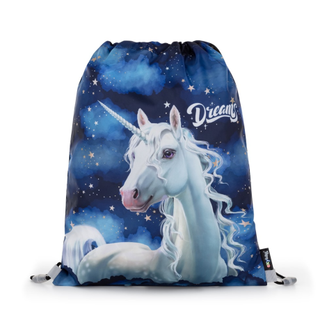 Vrecko na prezuvky s potlačou - Unicorn 1