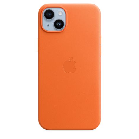 iPhone 14+ Leather Case with MagSafe - Orange MPPF3ZM/A