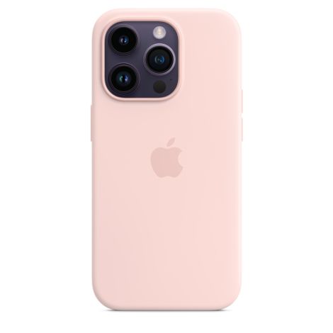 iPhone 14 Pre Silicone Case with MS - Chalk Pink MPTH3ZM/A