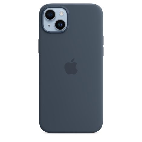 iPhone 14+ Silicone Case with MS - Storm Blue MW503ZM/A