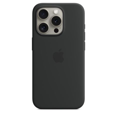 iPhone 15 Pre Silicone Case with MS - Black MT1A3ZM/A