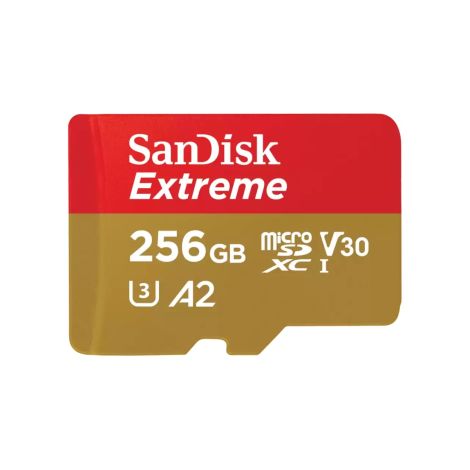 SanDisk Extreme/micro SDXC/256GB/UHS-I U3 / Class 10/+ Adaptér SDSQXAV-256G-GN6MA