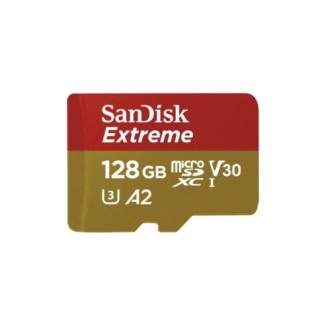 SanDisk Extreme/micro SDXC/128GB/UHS-I U3 / Class 10/+ Adaptér SDSQXAA-128G-GN6AA