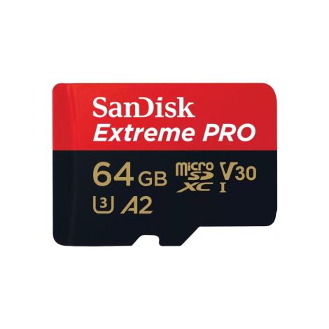 SanDisk Extreme PRO/micro SDXC/64GB/UHS-I U3 / Class 10/+ Adaptér SDSQXCU-064G-GN6MA