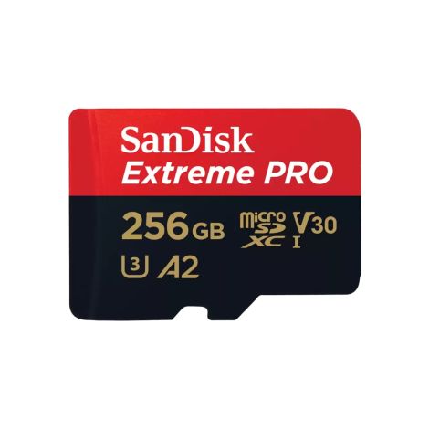 SanDisk Extreme PRO/micro SDXC/256GB/UHS-I U3 / Class 10/+ Adaptér SDSQXCD-256G-GN6MA