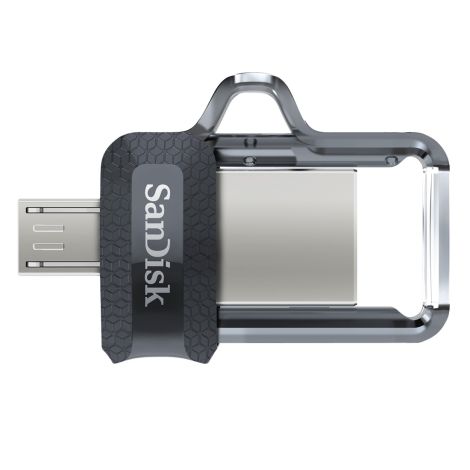 SanDisk Ultra Dual Drive/64GB/USB 3.0/Micro USB + USB-A/Čierna SDDD3-064G-G46