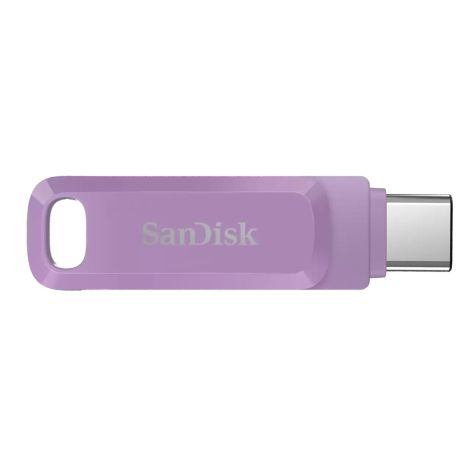 SanDisk Ultra Dual Drive Go/64 GB/USB 3.2/USB-A + USB-C/Fialová SDDDC3-064G-G46L