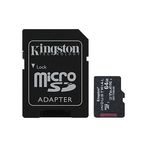 Kingston Industrial/micro SDXC/64GB/UHS-I U3 / Class 10/+ Adaptér SDCIT2/64GB