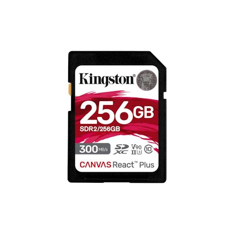 Kingston Canvas React Plus/SDHC/256 GB/UHS-II U3 ??/ Class 10 SDR2/256GB