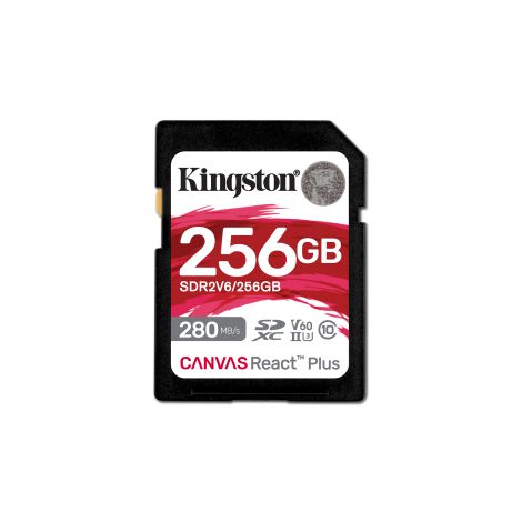 Kingston Canvas React Plus/SDHC/256 GB/UHS-II U3 ??/ Class 10 SDR2V6/256GB