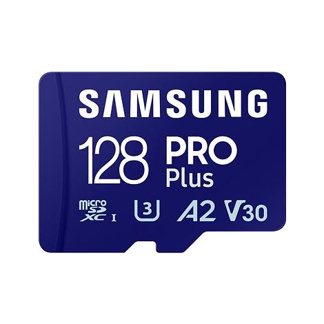 Samsung/micro SDXC/128GB/USB 3.0/USB-A/Class 10/+ Adaptér/Modrá MB-MD128SB/WW