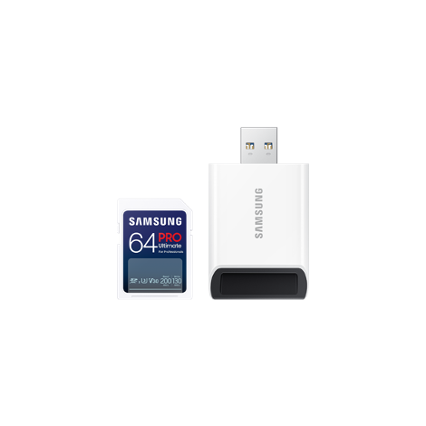 Samsung SDXC PRE ULTIMATE/SDXC/64GB/USB 2.0/Class 10/+ Adaptér MB-SY64SB/WW