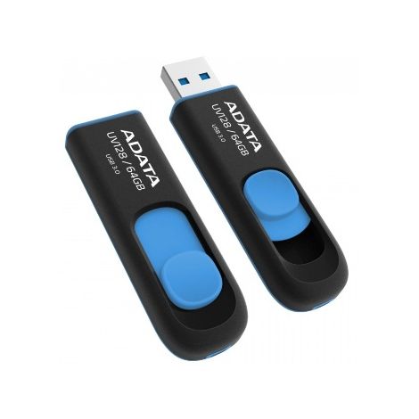 ADATA UV128/64GB/USB 3.0/USB-A/Modrá AUV128-64G-RBE