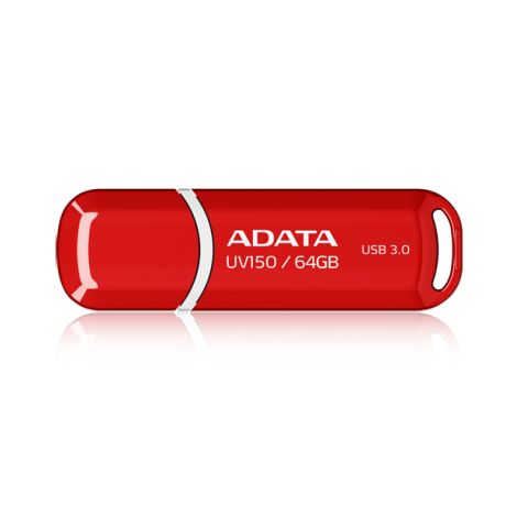 ADATA UV150/64GB/USB 3.0/USB-A/Červená AUV150-64G-RRD