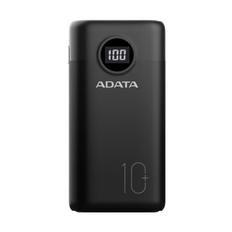 ADATA P10000QCD Power Bank 10000mAh čierna AP10000QCD-DGT-CBK