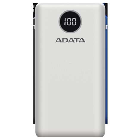 ADATA P20000QCD Power Bank 20000mAh biela AP20000QCD-DGT-CWH