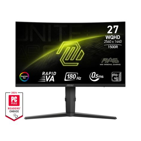 MSI MAG/275CQRF QD E2/27"/VA/QHD/180Hz/0,5ms/Black/3R MAG 275CQRF QD E2