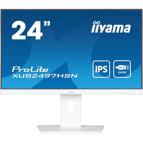 iiyama ProLite/XUB2497HSN-W1/23,8"/IPS/FHD/100Hz/1ms/White/3R XUB2497HSN-W1