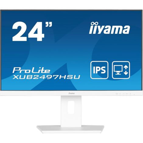 iiyama ProLite/XUB2497HSU-W2/23,8"/IPS/FHD/100Hz/1ms/White/3R XUB2497HSU-W2