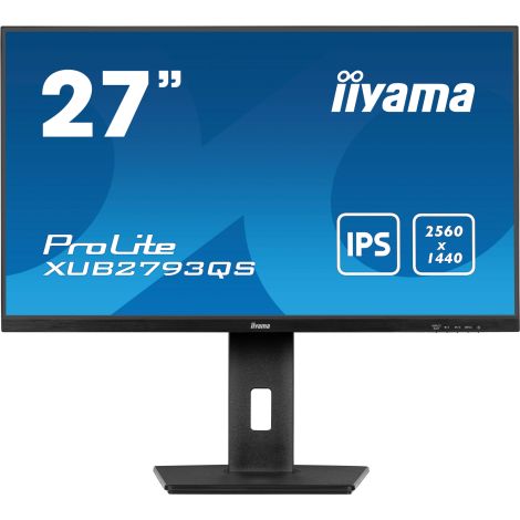 iiyama ProLite/XUB2793QS-B6/27"/IPS/QHD/100Hz/1ms/Black/3R XUB2793QS-B6