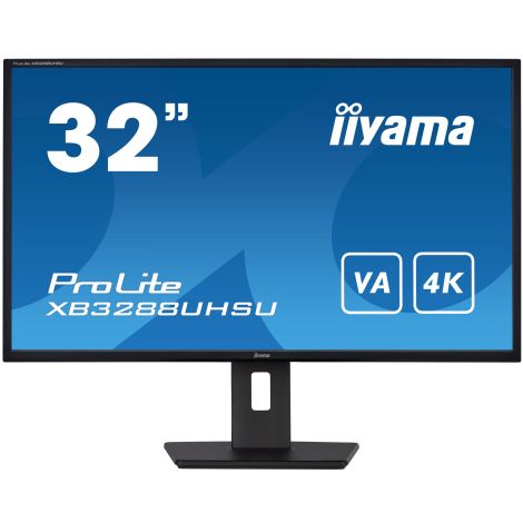 iiyama ProLite/XB3288UHSU-B5/31,5"/VA/4K UHD/60Hz/3ms/Black/3R XB3288UHSU-B5