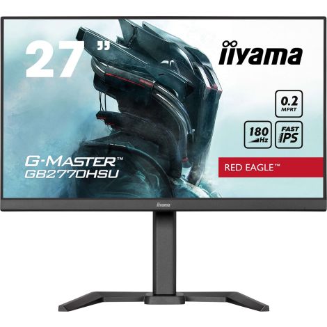 iiyama G-Master/GB2770HSU-B6/27"/IPS/FHD/180Hz/0,2ms/Black/3R GB2770HSU-B6