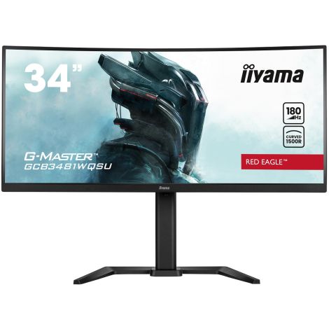 iiyama G-Master/GCB3481WQSU-B1/34"/VA/3440x1440/180Hz/0,3ms/Black/3R GCB3481WQSU-B1