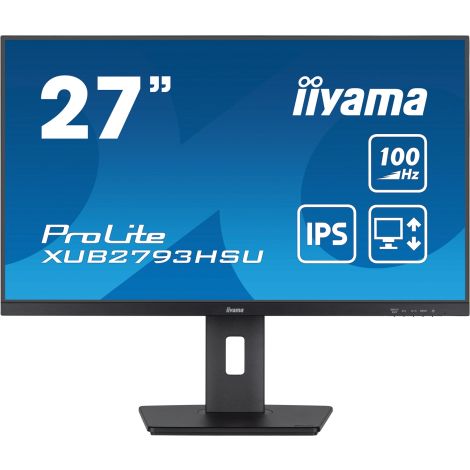 iiyama ProLite/XUB2793HSU-B6/27"/IPS/FHD/100Hz/1ms/Black/3R XUB2793HSU-B6