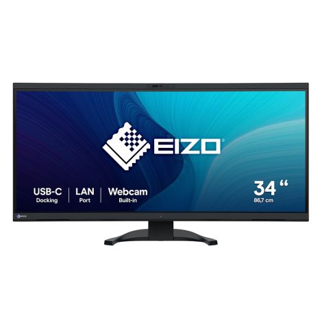 34" LED EIZO EV3450XC - UWQHD+, IPS, cam, curved EV3450XC-BK