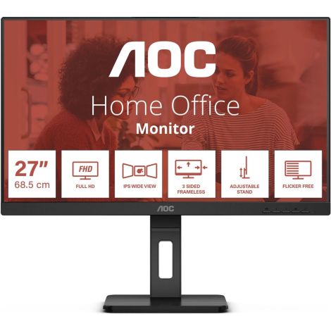 AOC/Q27E3UMF/27"/VA/QHD/75Hz/4ms/Black/3R Q27E3UMF