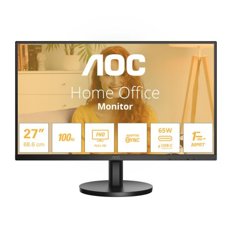 AOC/27B3CA2/27"/IPS/FHD/100Hz/1ms/Black/3R 27B3CA2