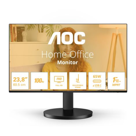 AOC/27B3CF2/27"/IPS/FHD/100Hz/1ms/Black/3R 27B3CF2