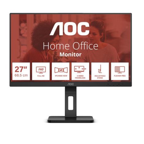 AOC/27E3QAF/27"/IPS/FHD/75Hz/4ms/Black/3R 27E3QAF